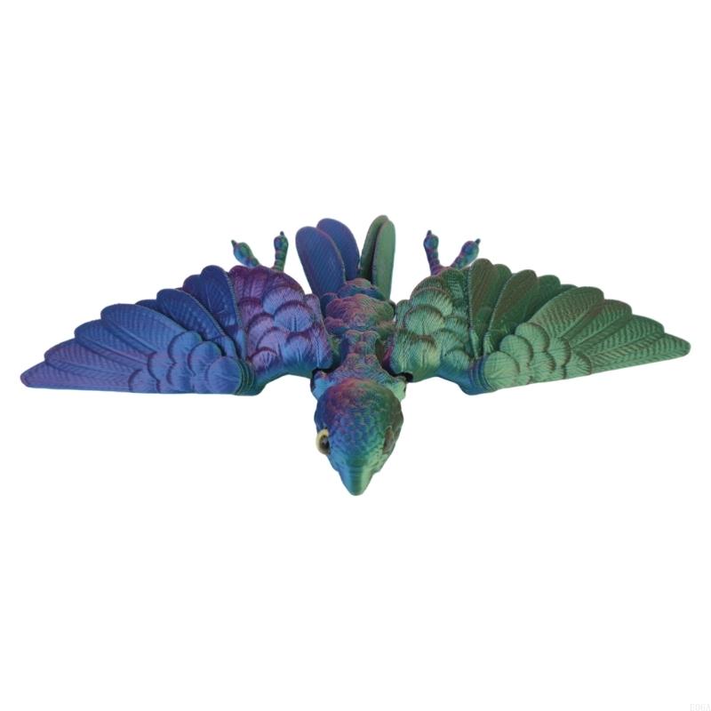 3D Printer Resin - 3D-gedruckte Papageien, bewegliche Papageien, Modell, zappeliges