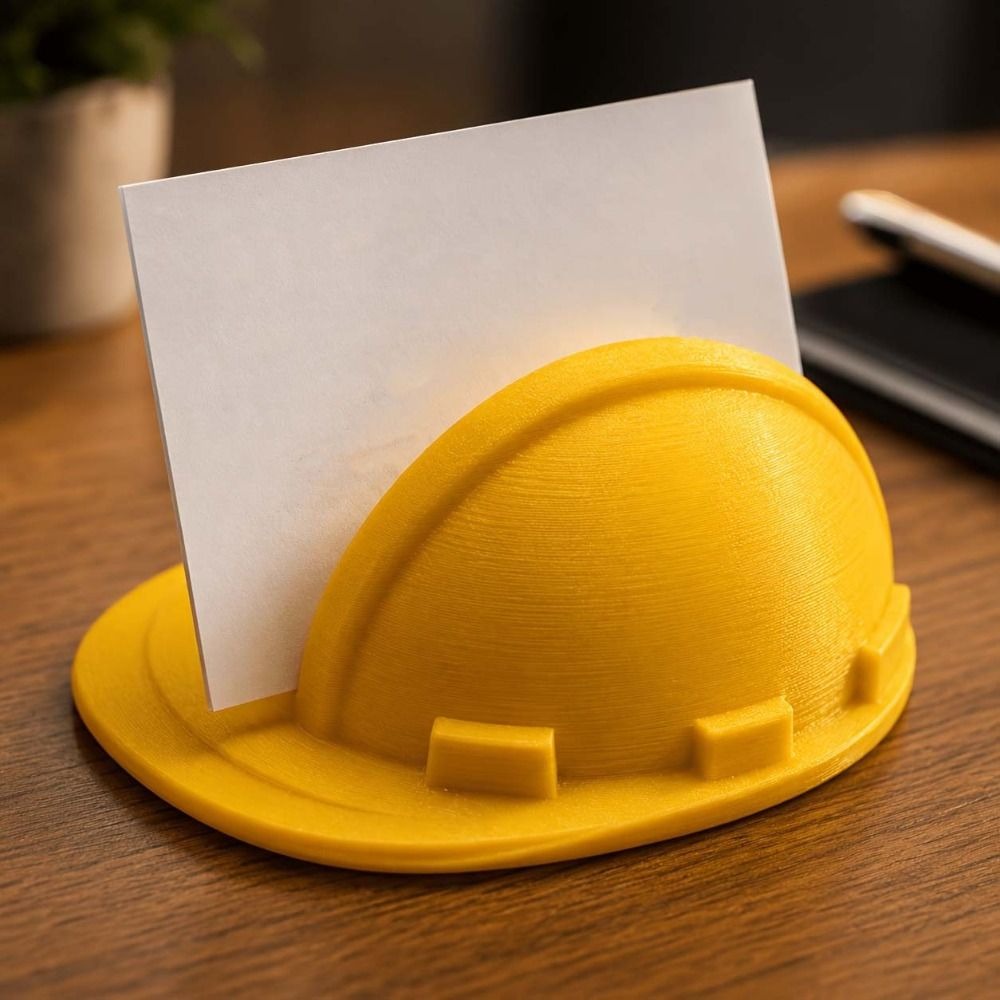 3D Printing Quality - 3D-Gedruckter Kartenhalter in Leuchtenden Farben aus
