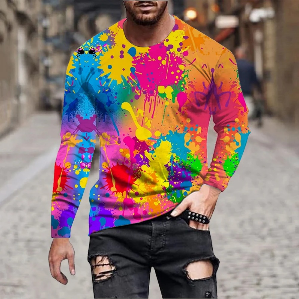 Herren Regenbogen-Farbspritzer – 3D Printing Quality Bewertung und Preis