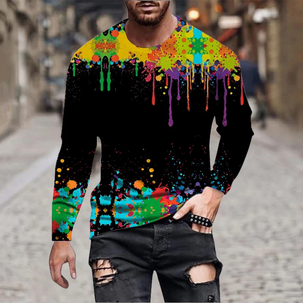 Herren Regenbogen-Farbspritzer – 3D Printing Quality Bewertung und Preis