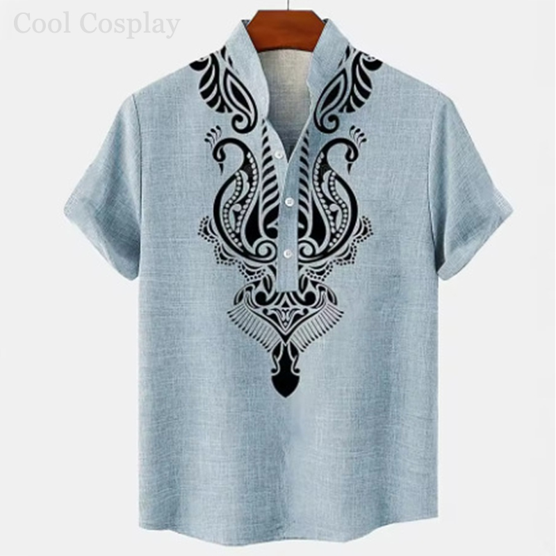 Herren Retro Henley-Shirt mit  – 3D Printing Quality Bewertung und Preis
