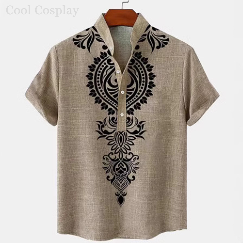Herren Retro Henley-Shirt mit  – 3D Printing Quality Bewertung und Preis