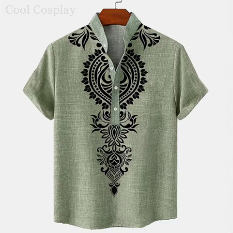Herren Retro Henley-Shirt mit  – 3D Printing Quality Bewertung und Preis