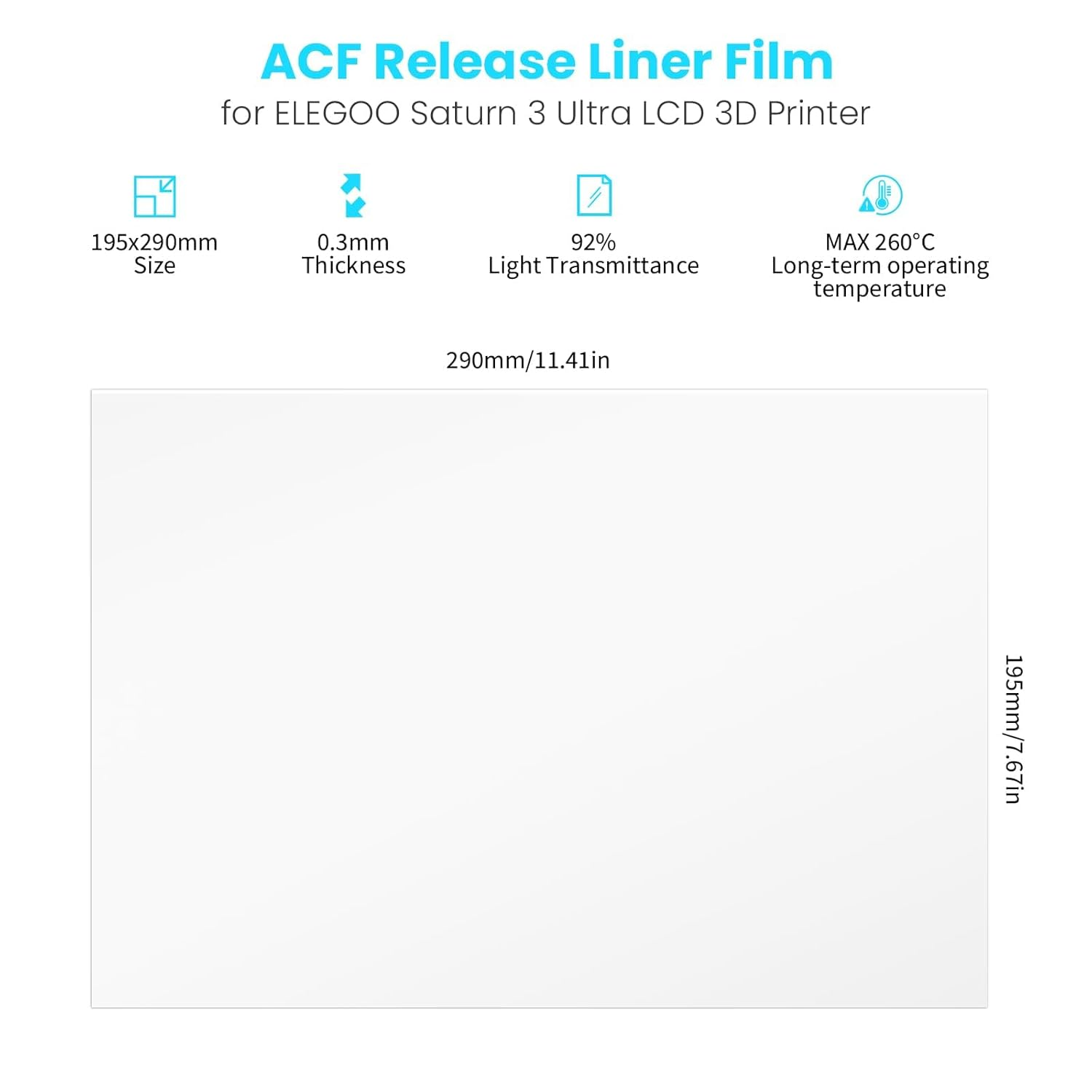 Film für ELEGOO PFA Release Li – 3D Printer Resin Bewertung und Preis
