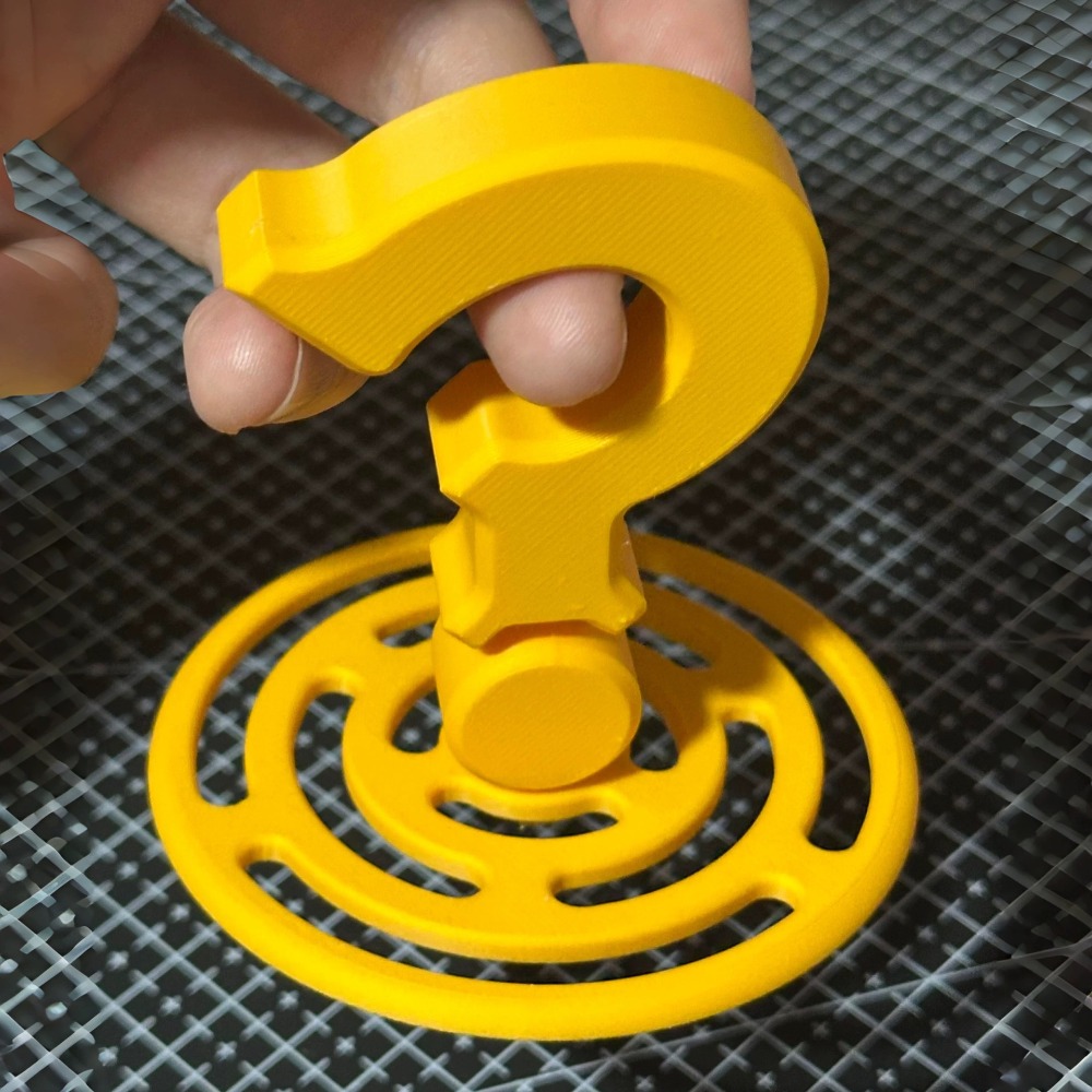 Kreative 3D-gedruckte Fragezei – 3D Printing Question Bewertung und Preis