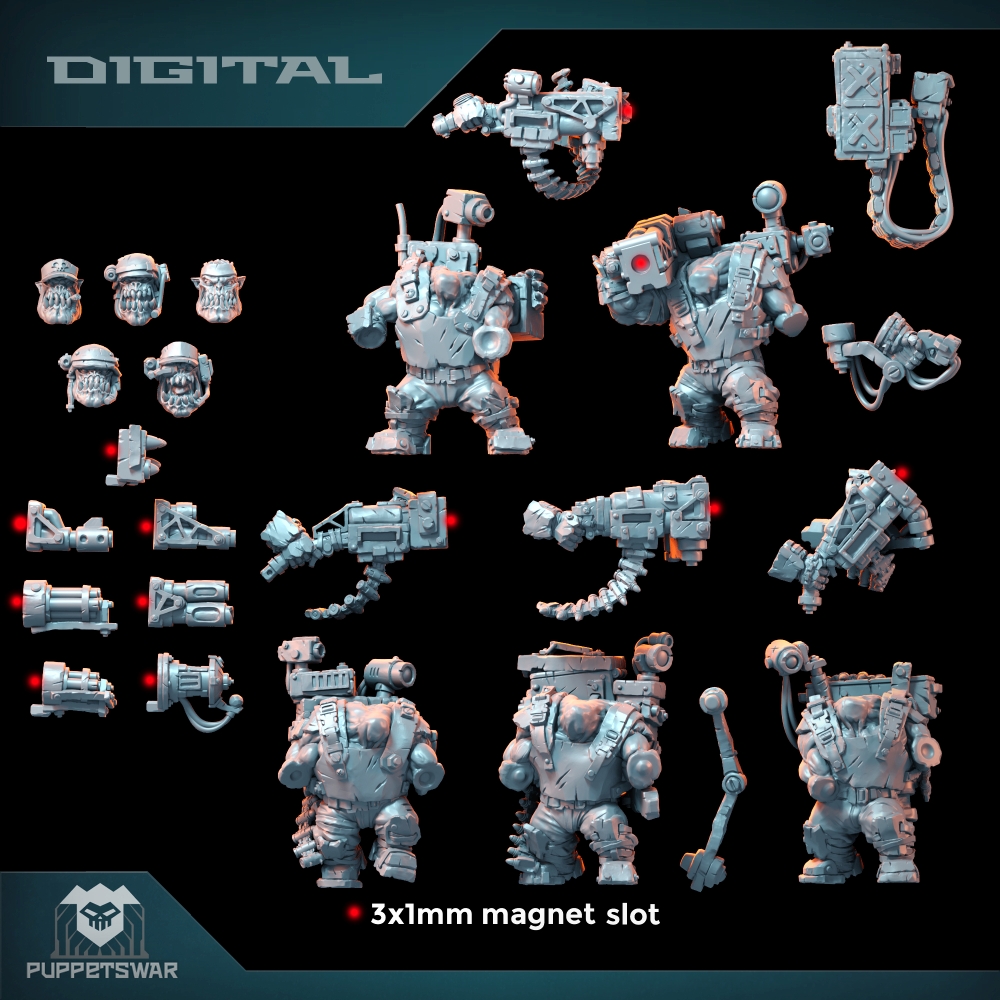 Orc Ultimate Badasses Squad, G – 3D Printing Idea Bewertung und Preis
