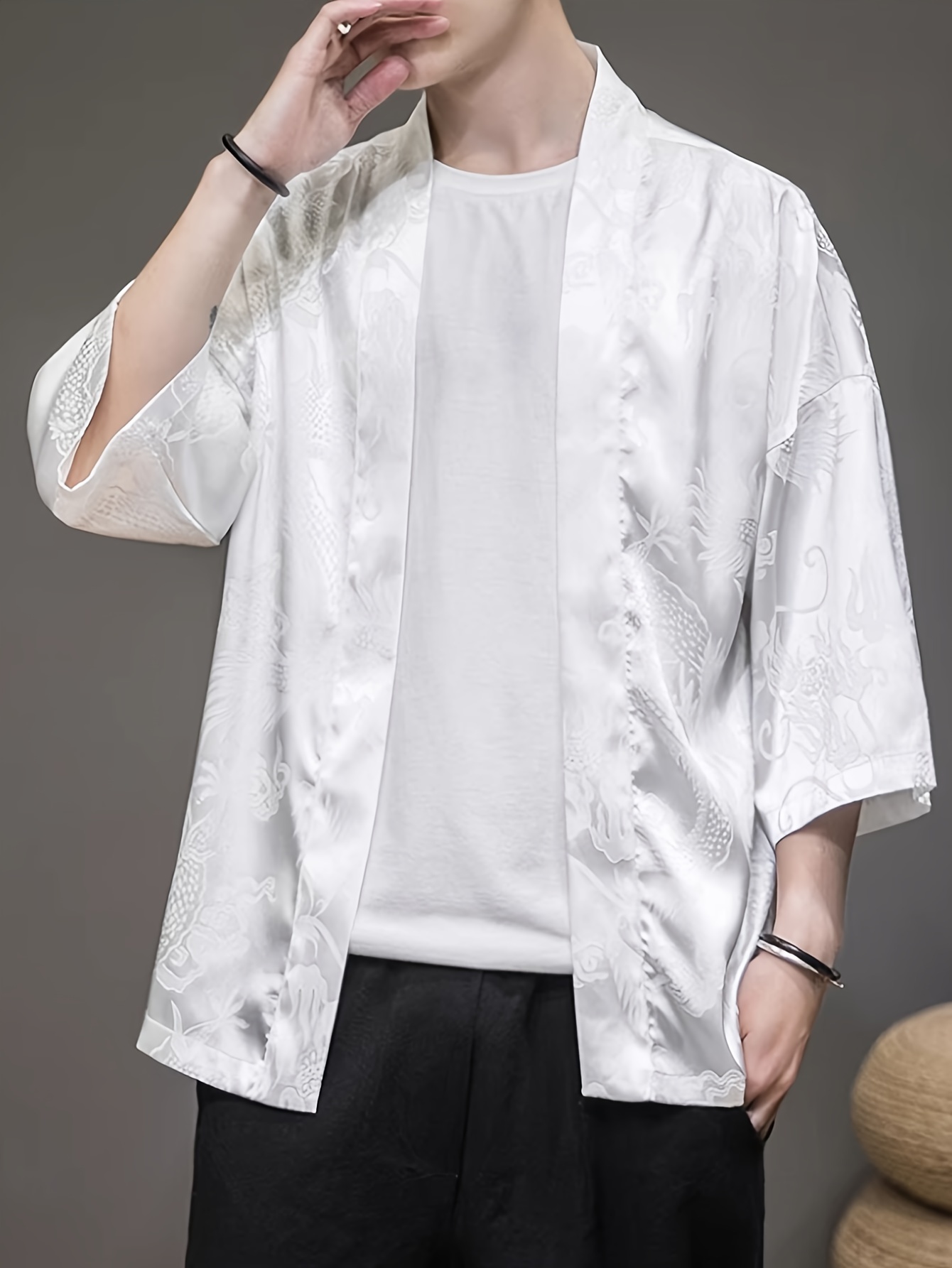 2026 Sommer Herren Kimono mit  – 3D Printing Design Free Bewertung und Preis