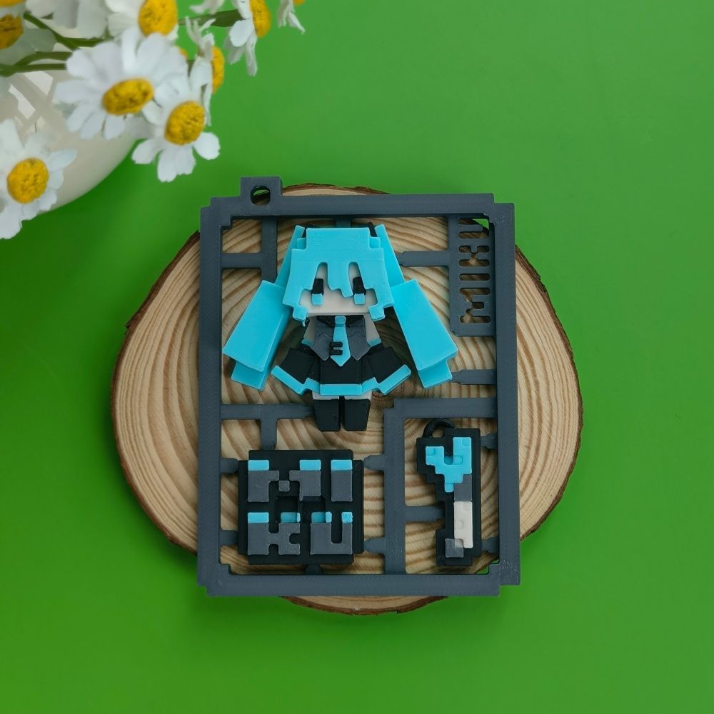 3D-gedrucktes niedliches Pixel – 3D Printing Idea Bewertung und Preis