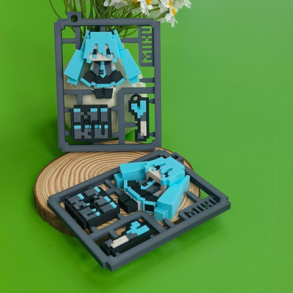 3D-gedrucktes niedliches Pixel – 3D Printing Idea Bewertung und Preis
