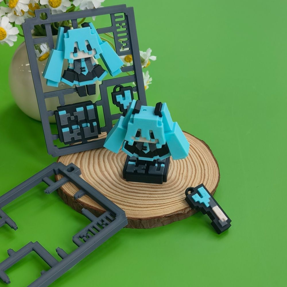 3D-gedrucktes niedliches Pixel – 3D Printing Idea Bewertung und Preis