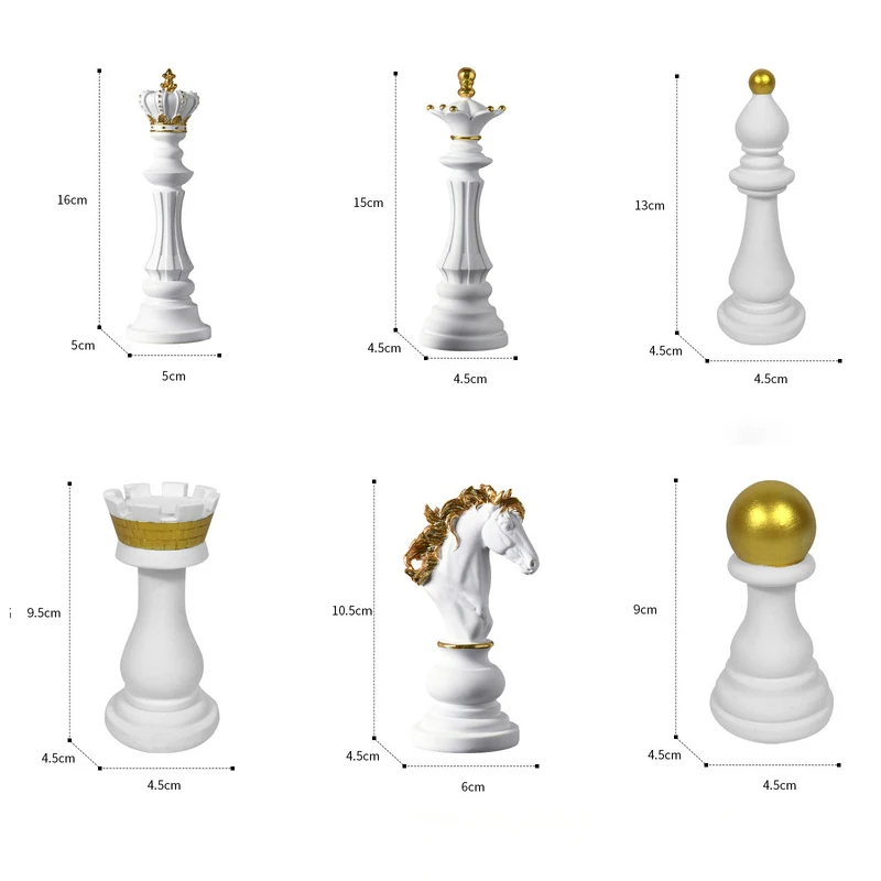 Schach Harz Ornamente Schreibt – 3D Printing Chess Bewertung und Preis